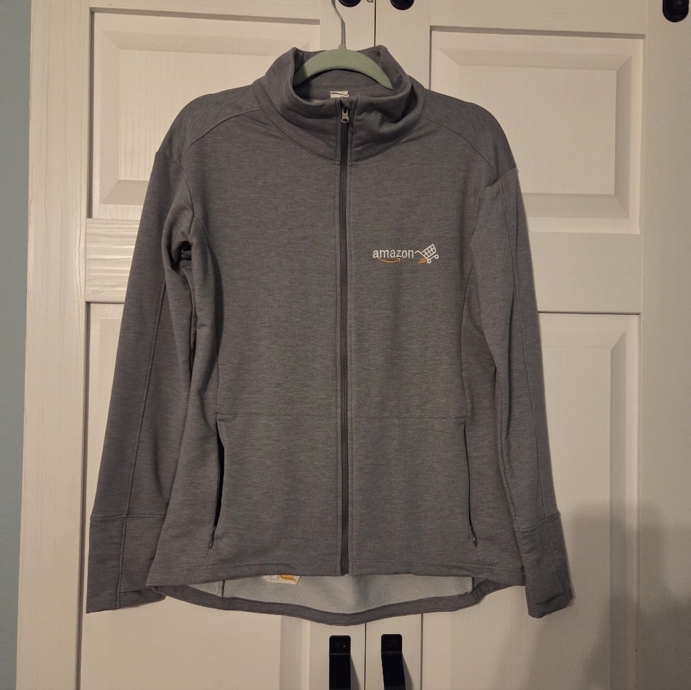 Sport-Tek LST560 Ladies Sport-Wick Flex Full-Zip, Amazon Embroidered Size M